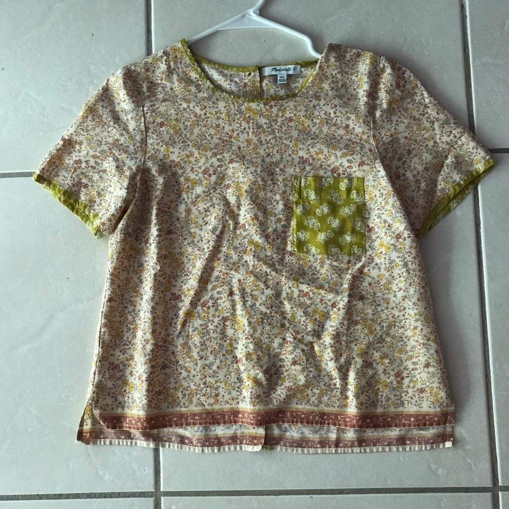 Madewell Jaipur floral print top Size XXS